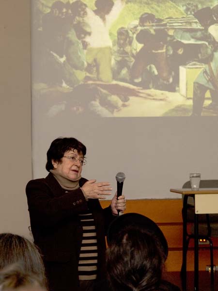 Lourdes Ortiz en Función Lenguaje. 17/11/2011. Foto: N. Viadur